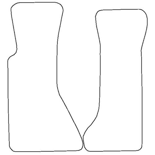 Tailored Car Mats Chevrolet CORVETTE C4 (Left Hand Drive) (from 1984 to 1996)