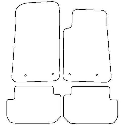 Tailored Car Mats Chevrolet CAMARO (Left Hand Drive) (from 2010 to 2015)
