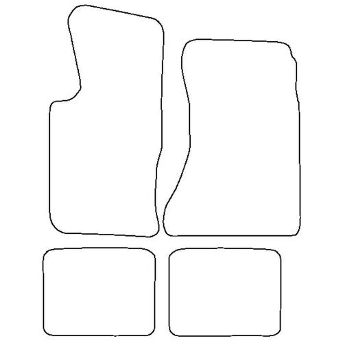 Tailored Car Mats Chevrolet CAMARO (Left Hand Drive) (from 1982 to 1992)