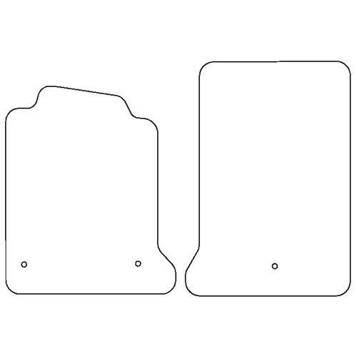 Tailored Car Mats Chevrolet CORVETTE C6 (Left Hand Drive) (from 2005 to 2013)