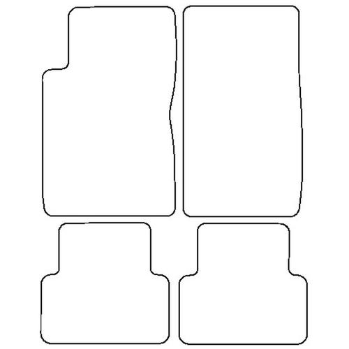 Tailored Car Mats Cadillac CTS (Left Hand Drive) (from 2003 to 2007)