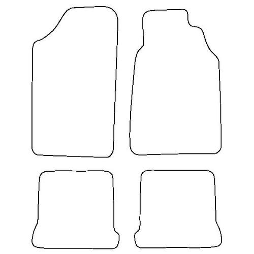 Tailored Car Mats Audi 80 / 90 Coupe Not Cabriolet