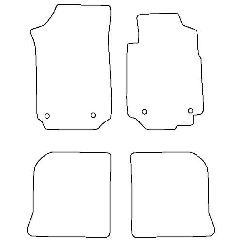 Tailored Car Mats Audi 100