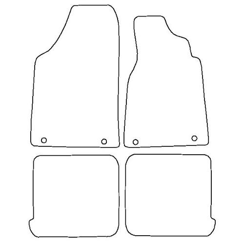 Tailored Car Mats Audi 80 / 90