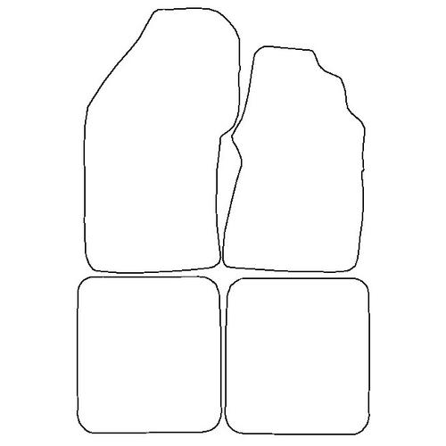 Tailored Car Mats Audi Coupe S2 10V