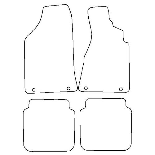 Tailored Car Mats Audi Coupe 20V Quattro