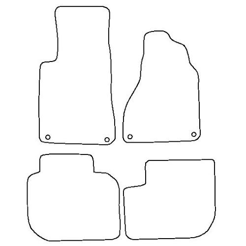 Tailored Car Mats Audi 100 V8 Quattro