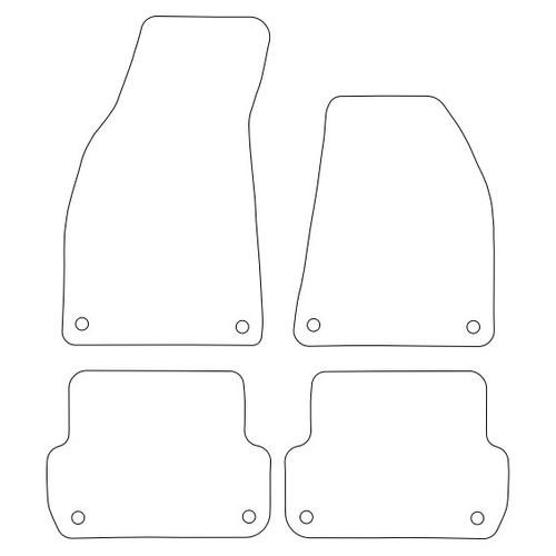 Tailored Car Mats Audi A4 (B6)