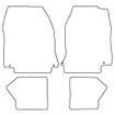 Tailored Car Mats Aston Martin DB Mark III (Non Overdrive)