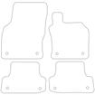 Tailored Car Mats Audi A3 (S3) 3dr Hatchback (Front and Rear Fix)