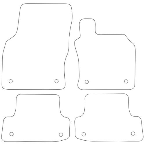 Tailored Car Mats Audi A3 (S3) 3dr Hatchback (Front and Rear Fix)