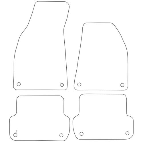 Tailored Car Mats Audi A4 (B7) inc. RS4