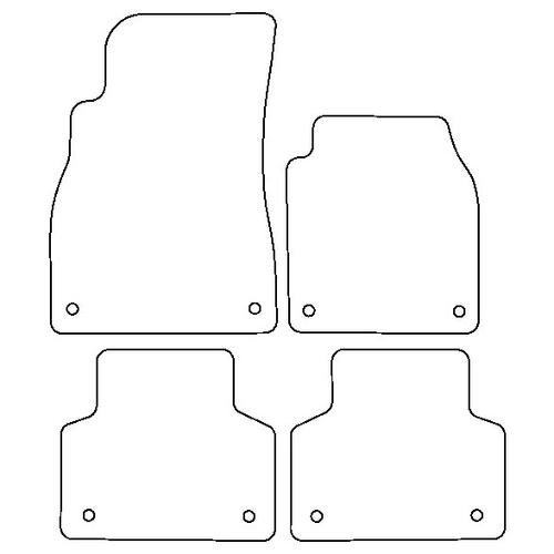 Tailored Car Mats Audi Q8 (Front & Rear Fixings)