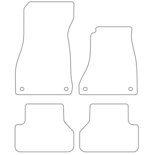Tailored Car Mats Audi A4 (B9) without Rear Fixings