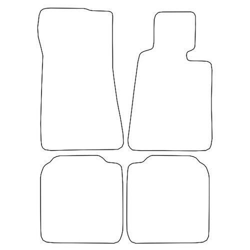 Tailored Car Mats BMW 7 Series Saloon E32 LWB