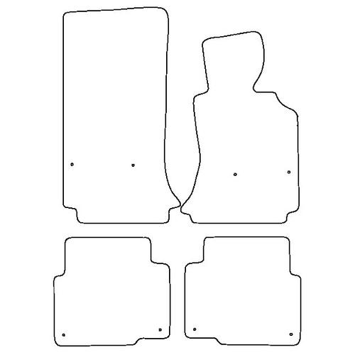 Tailored Car Mats BMW 3 Series 4dr / Coupe / Touring E36 Keyhole Fixing