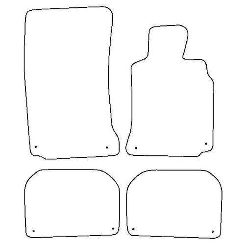Tailored Car Mats BMW 7 Series Saloon E38