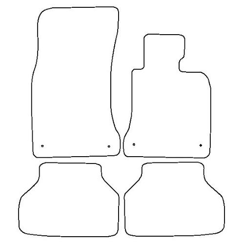 Tailored Car Mats BMW 5 Series 4dr Saloon E60 / Touring Estate E61