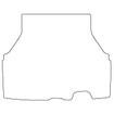 Tailored Car Boot Mat BMW 5 Series Saloon E12(fuelcap Numberplate)