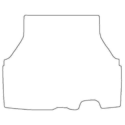 Tailored Car Boot Mat BMW 5 Series Saloon E12(fuelcap Numberplate)