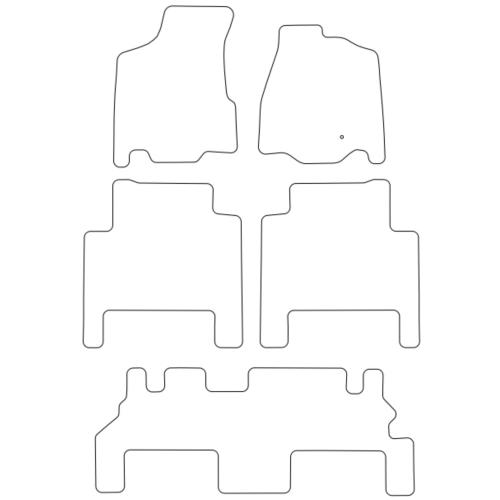 Tailored Car Mats Chrysler Grand Voyager 5th Generation