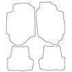 Tailored Car Mats Ford Escort Mk5 RS2000,4x4