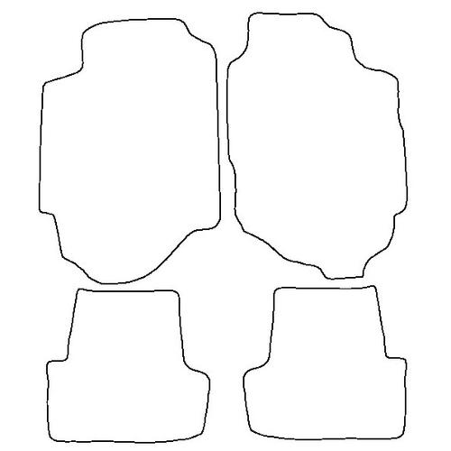 Tailored Car Mats Ford Escort Mk5 RS2000,4x4