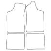 Tailored Car Mats Ford Escort Mk1 / Mk2 Manual