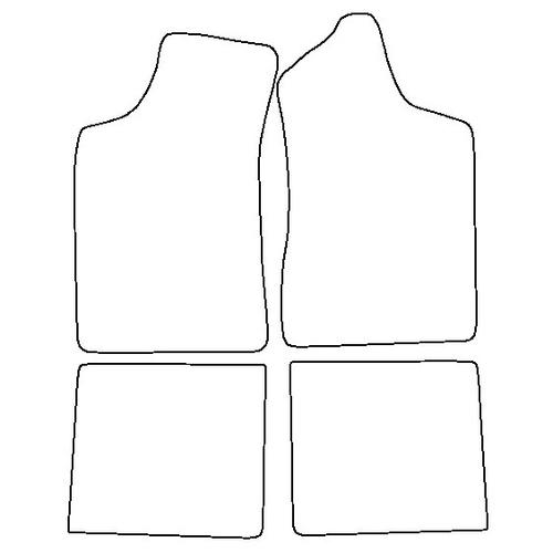Tailored Car Mats Ford Escort Mk1 / Mk2 Manual