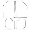Tailored Car Mats Ford Escort Mk3 / Escort Mk4