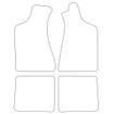 Tailored Car Mats Ford Escort Mk1 / Mk2 Automatic