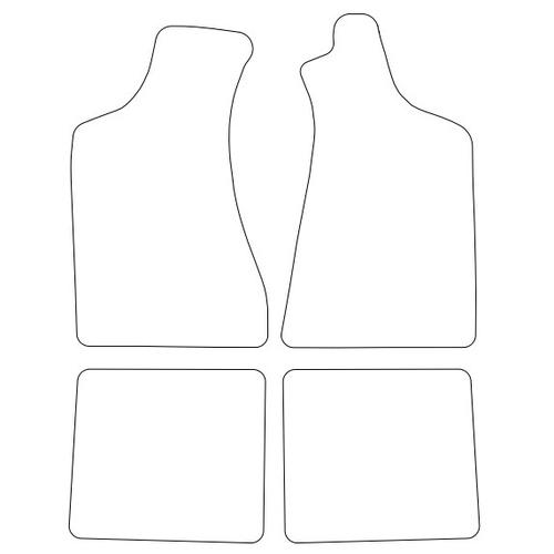 Tailored Car Mats Ford Escort Mk1 / Mk2 Automatic