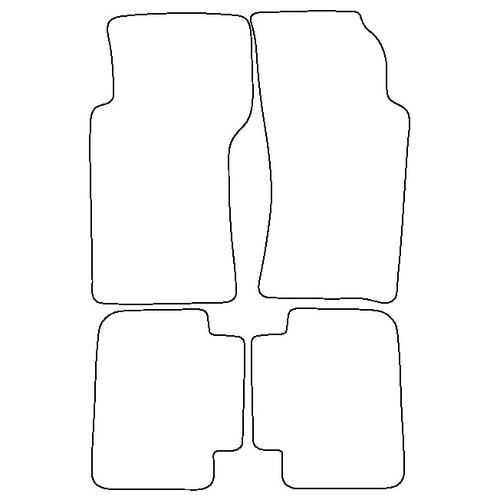 Tailored Car Mats Ford Sierra RS Cosworth (Sapphire)