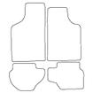 Tailored Car Mats Ford Fiesta Mk1 / Fiesta Mk2