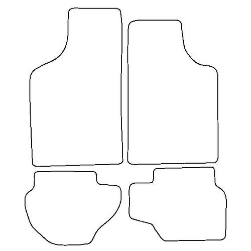 Tailored Car Mats Ford Fiesta Mk1 / Fiesta Mk2