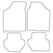 Tailored Car Mats Ford Fiesta Mk3