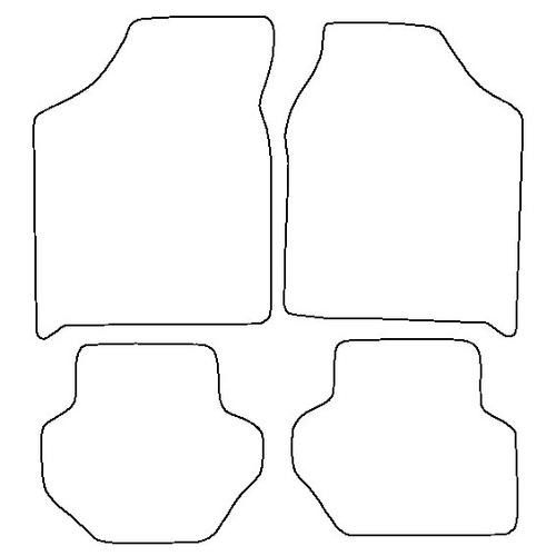 Tailored Car Mats Ford Fiesta Mk3