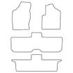 Tailored Car Mats Ford Galaxy Mk1 / Mk2 (MPV)
