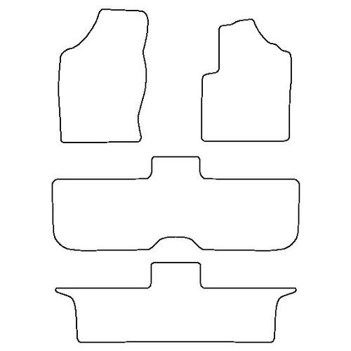Tailored Car Mats Ford Galaxy Mk1 / Mk2 (MPV)
