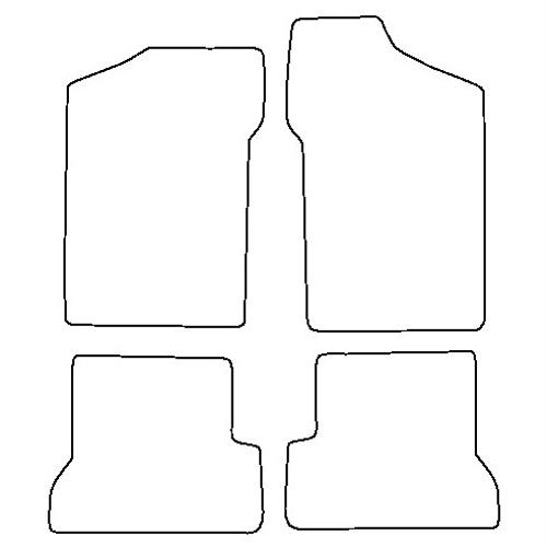 Tailored Car Mats Fiat Seicento