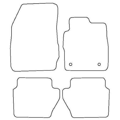 Tailored Car Mats Ford Fiesta Mk7 (Facelift)