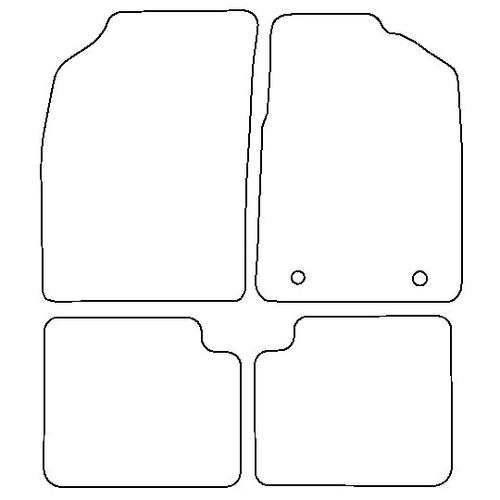 Tailored Car Mats Ford Ka 2nd Generation Facelift