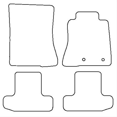 Tailored Car Mats Ford Mustang RHD (6th Generation)