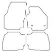 Tailored Car Mats Ford Mondeo Mk4 (Round Fixings)