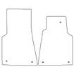 Tailored Car Mats Ferrari 550 Maranello with Hood Turn Buttons
