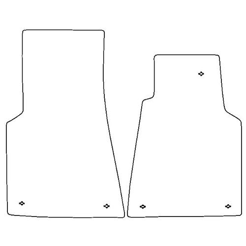 Tailored Car Mats Ferrari 550 Maranello with Hood Turn Buttons