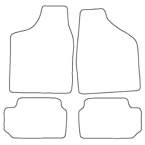 Tailored Car Mats Fiat Panda