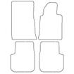 Tailored Car Mats Ferrari 612 Scaglietti Longer Passenger (No Fixings)