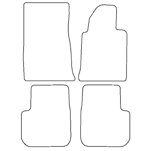 Tailored Car Mats Ferrari 612 Scaglietti Longer Passenger (No Fixings)