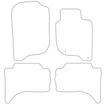 Tailored Car Mats Fiat Fullback (with Rear Heater)